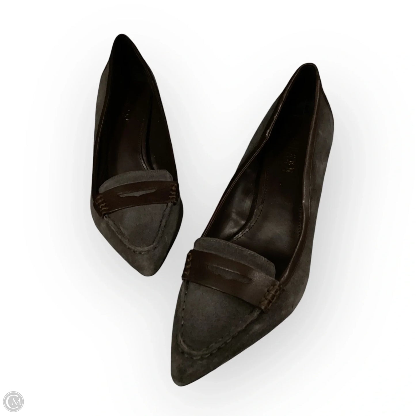 Shoes Heels Kitten By Lauren By Ralph Lauren In Grey, Size: 10