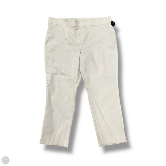 Pants Chinos & Khakis By Anne Klein In Cream & White, Size: Xl