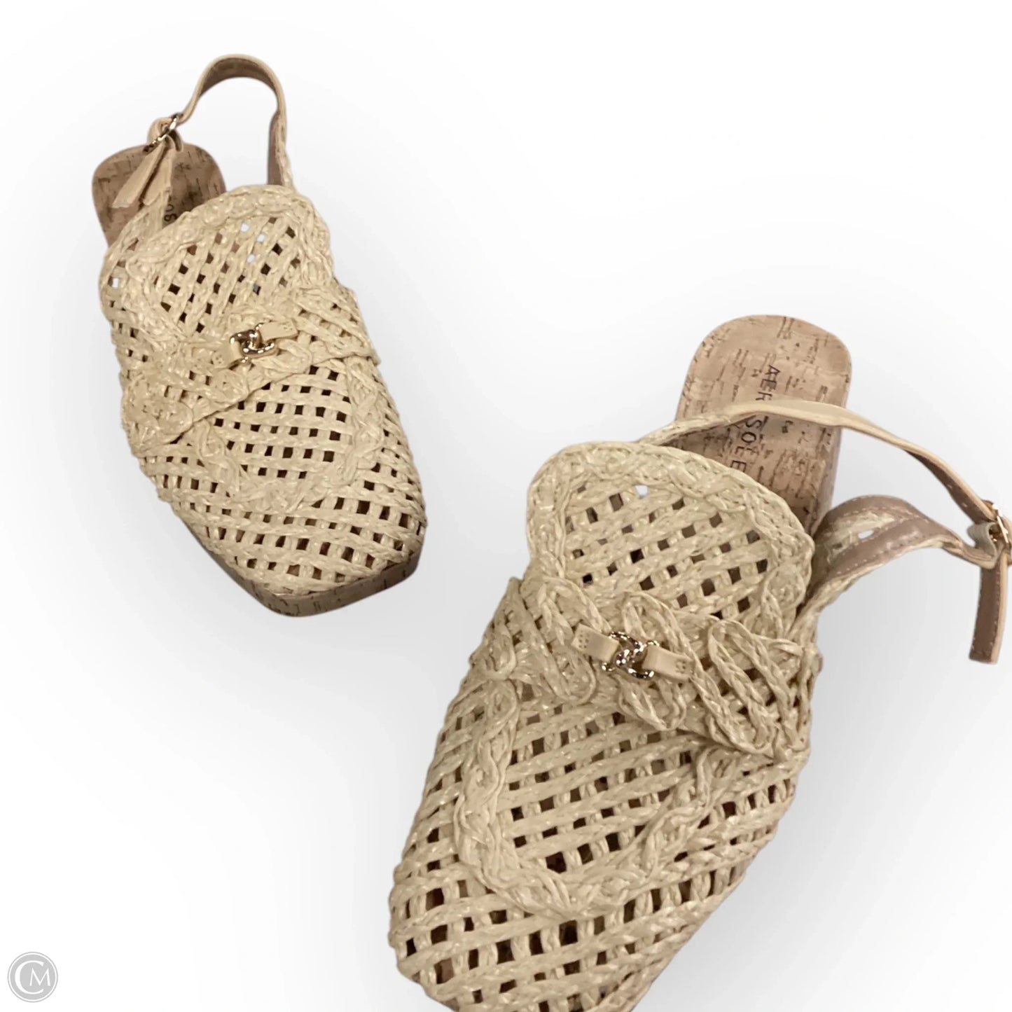 Shoes Heels Block By Aerosoles In Beige, Size: 6.5