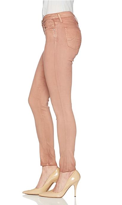 AG Women's The Legging Ankle Skinny Vintage Leatherette - NEW