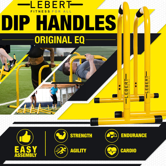 Lebert Equalizer – Classic Size – Yellow (PAIR) - Dip Bars - New