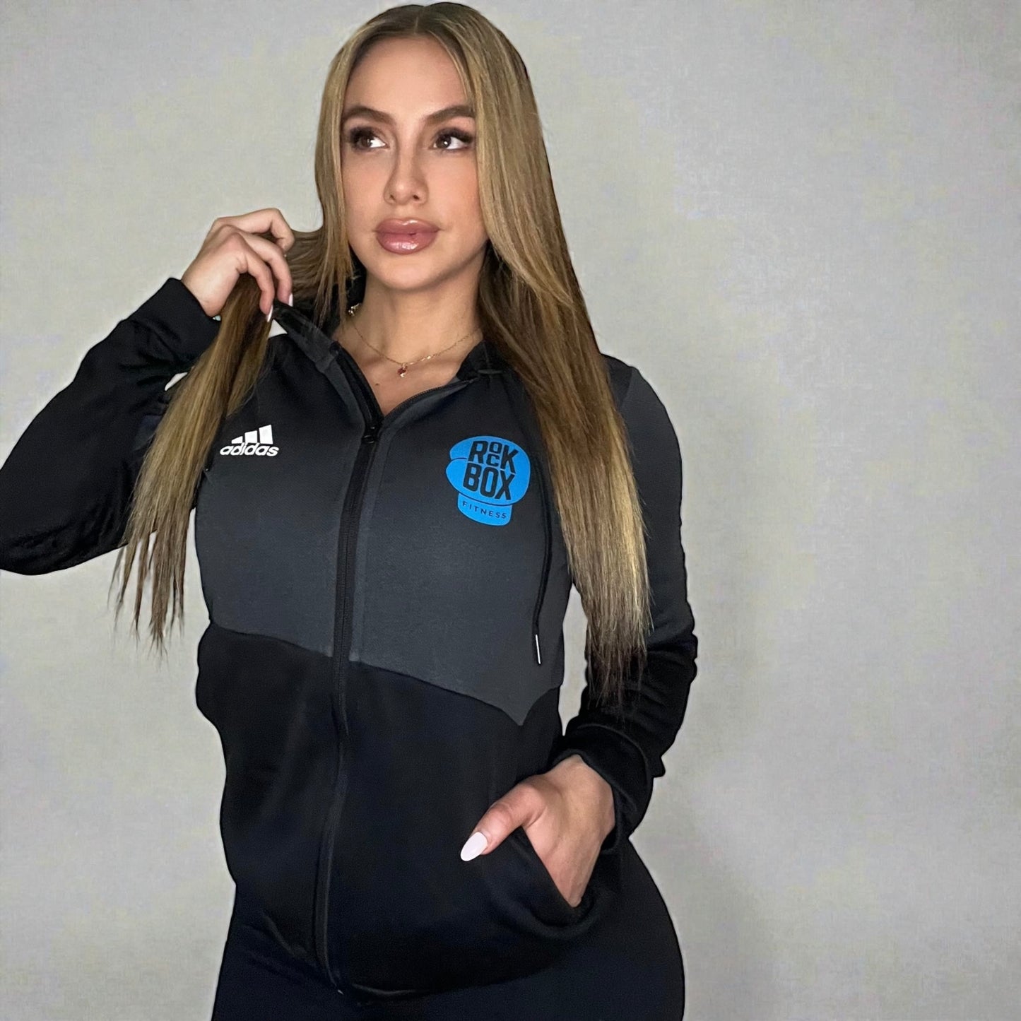 RockBox Adidas Ladies' Team Issue Full Zip Jacket- New