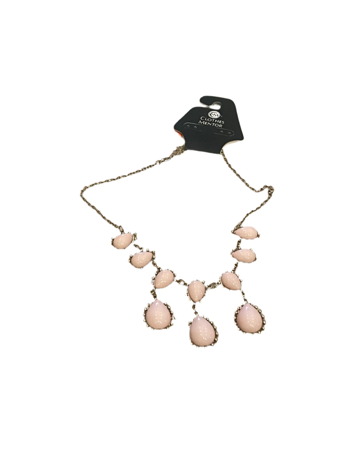 Necklace Chain  In Gold & Pink, Size:0