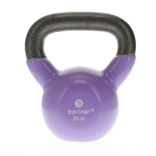 20LB KETTLEBELL, LATEX-FREE, LIGHT PURPLE