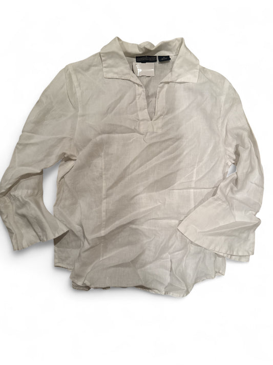 Top Ls By Herman Geist In White, Size:M