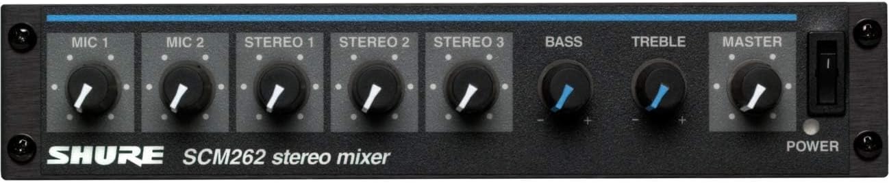 Shure SCM262 Stereo Microphone Mixer - Used