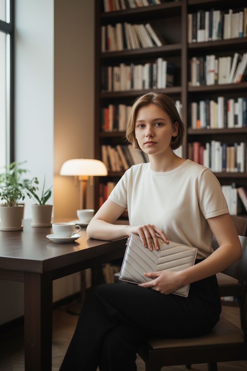 Clutch Designer By Neiman Marcus Size: Medium