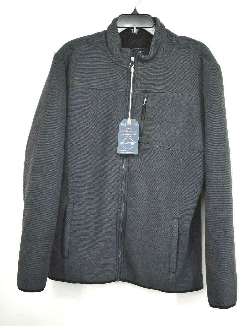 Weatherproof Vintage Faux Shearling Lined Funnel Neck Jacket Ombre Blue M - New
