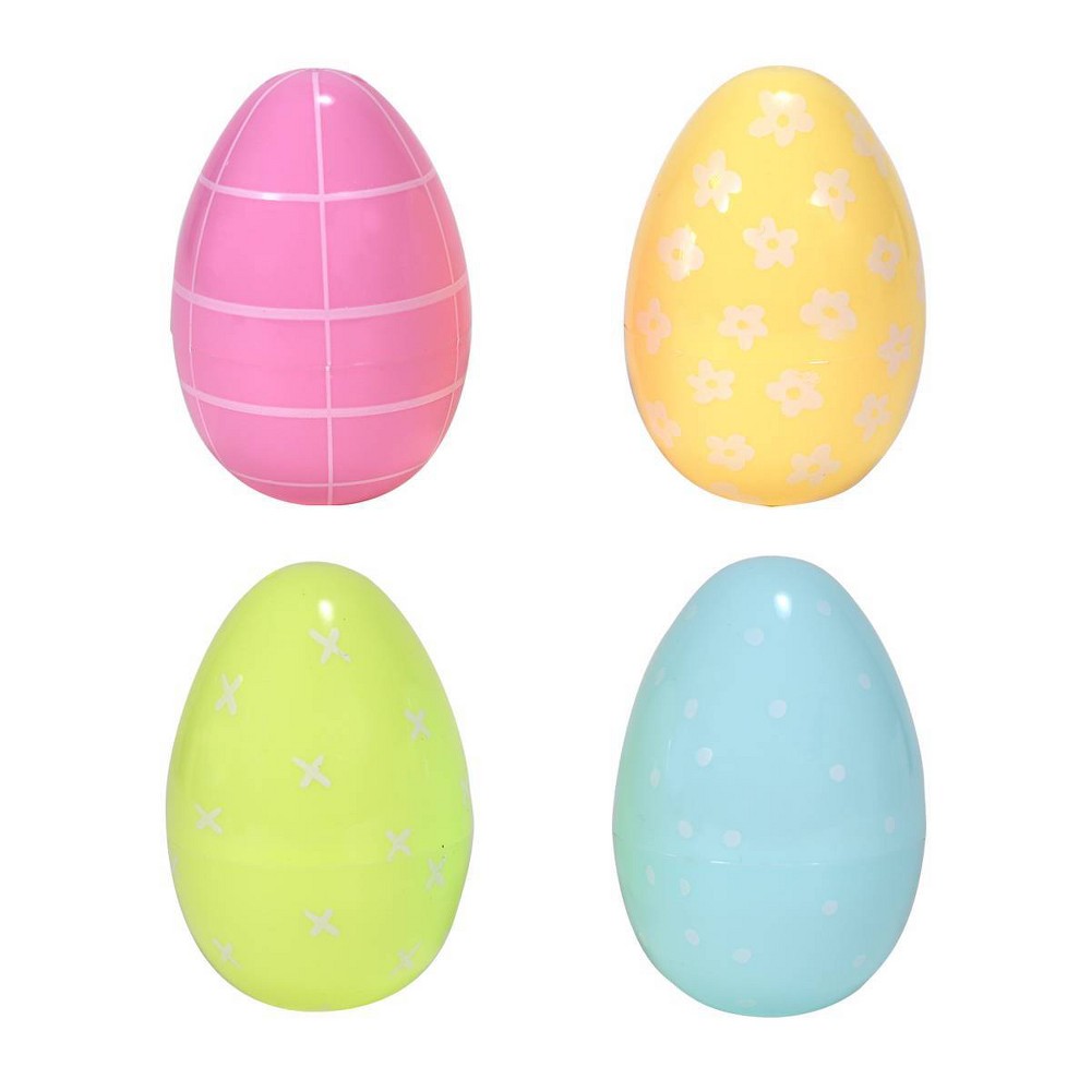 8ct Plastic Easter Fashion Egg Patterns - Spritz - New