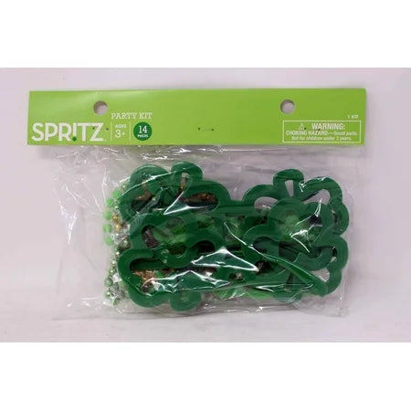 Spritz St. Patrick's Day Shamrock & Beads 14-Piece Kit - New