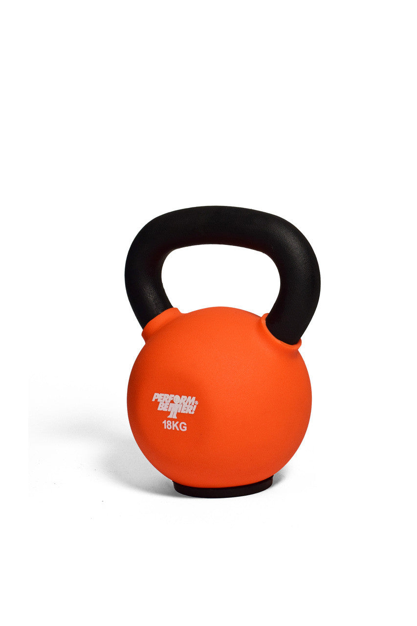 18kg First Place Neoprene Kettlebell- Orange - Used