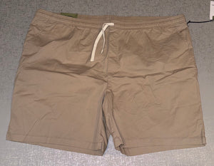 Men's Big & Tall 8" Pull-On Shorts - Goodfellow & Co Taupe 3XB, Brown - New