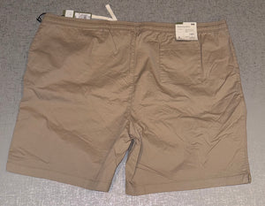 Men's Big & Tall 8" Pull-On Shorts - Goodfellow & Co Taupe 3XB, Brown - New