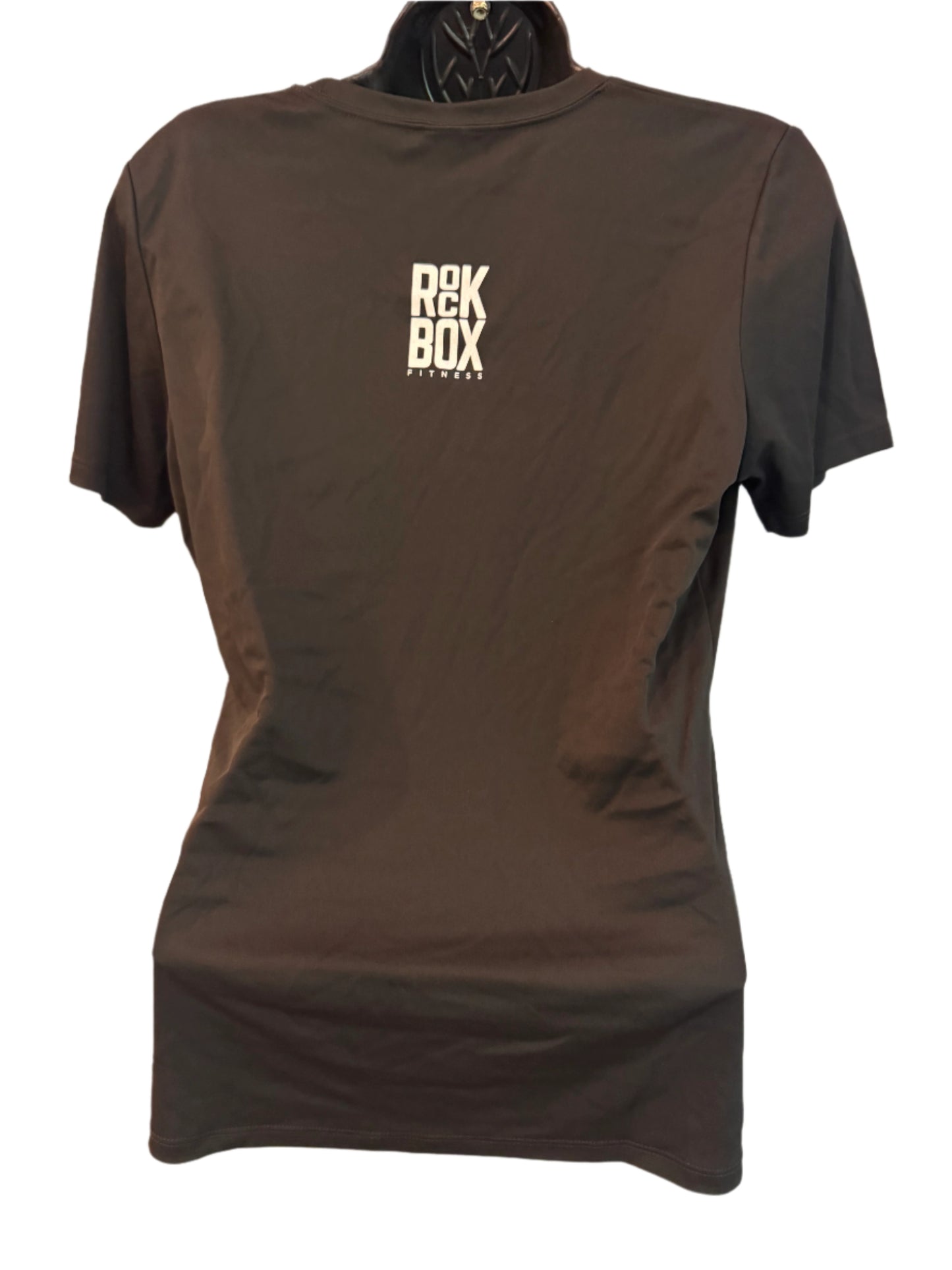 RockBox Fitness - Women's Dry-Fit T-Shirt Roc logo - New
