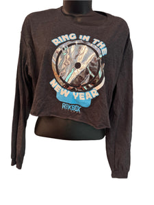 RockBox Fitness - Ring in the New Year Crop T-Shirt - New