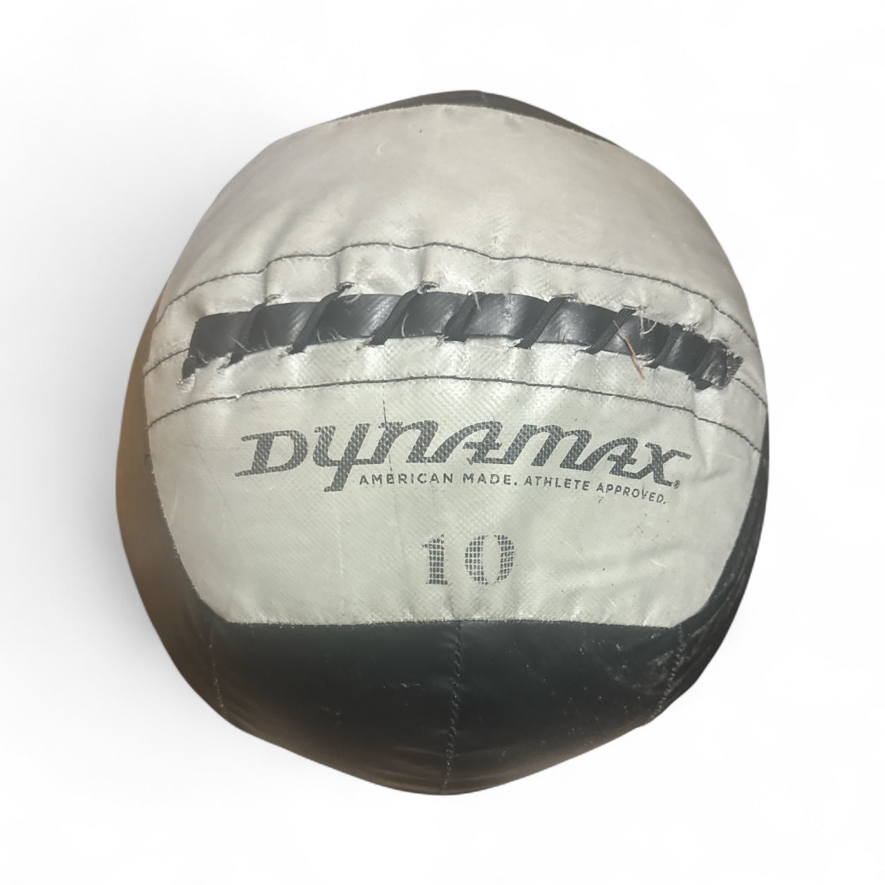 DYNA-MAX MEDICINE BALL, 10 LBS. ACCELERATOR 2, BLACK/GRAY - Used
