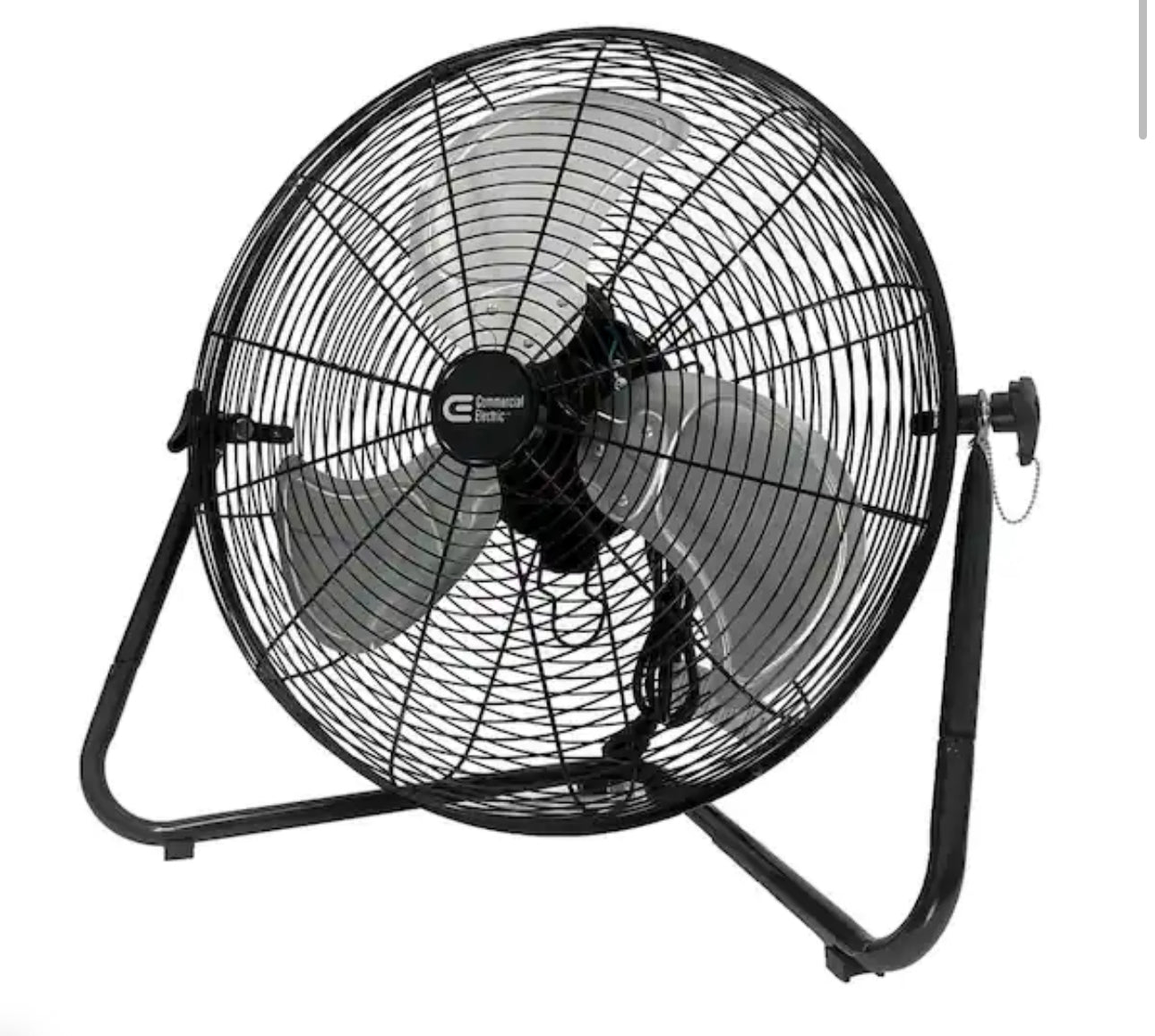 Commercial Electric 20 in. 3-Speed High Velocity Floor Fan