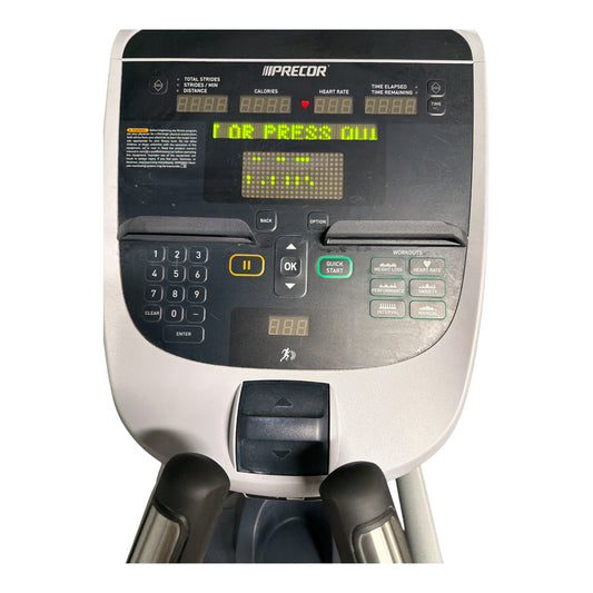 Precor EFX 731 Commercial Grade Elliptical Fitness Machine with P30 console - Used