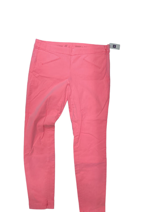 Gap Super Skinny Khaki Coral Pants - Size 8 - New