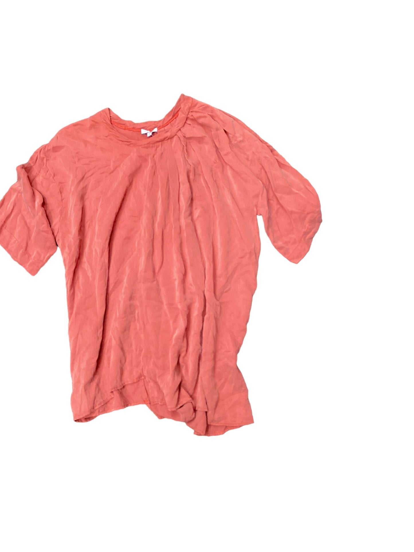 Red Top Short Sleeve Loft, Size S