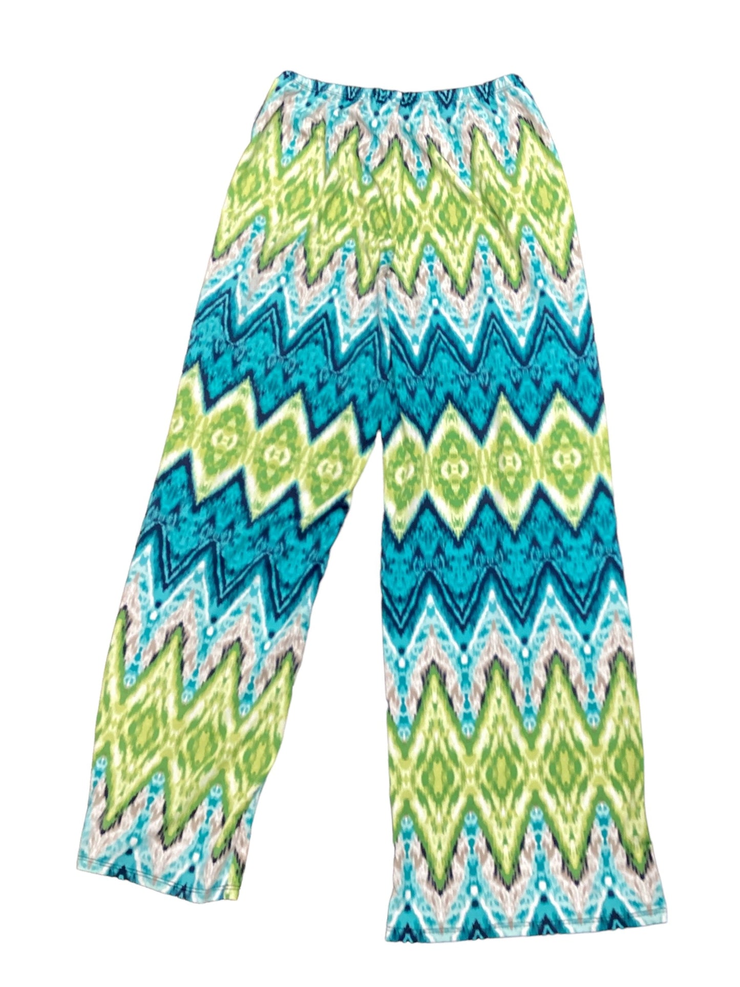 Pants Leggings  In Blue & Green, Size: S