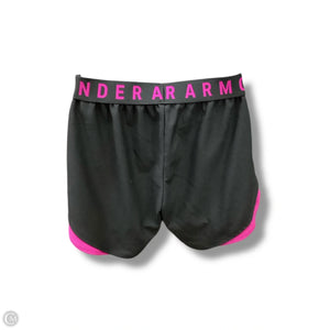 Athletic Shorts By Under Armour In Black & Pink, Size: S