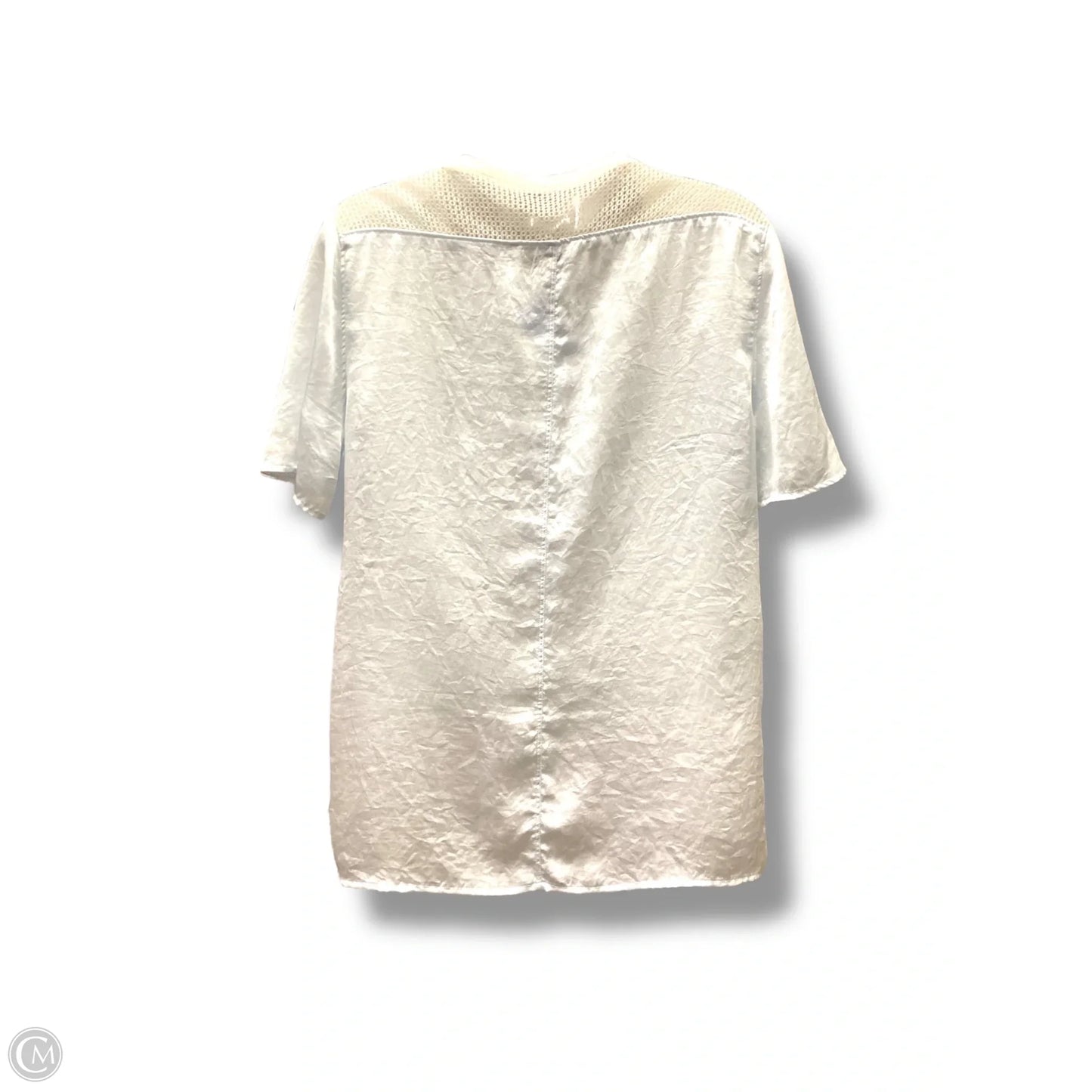 Top Short Sleeve By Calvin Klein In Aqua, Size: L