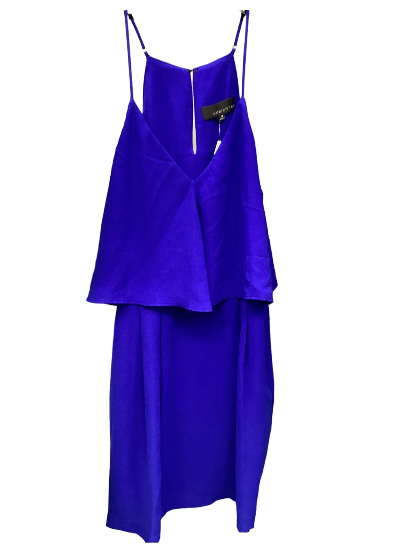 Blue Dress Casual Midi , Size M