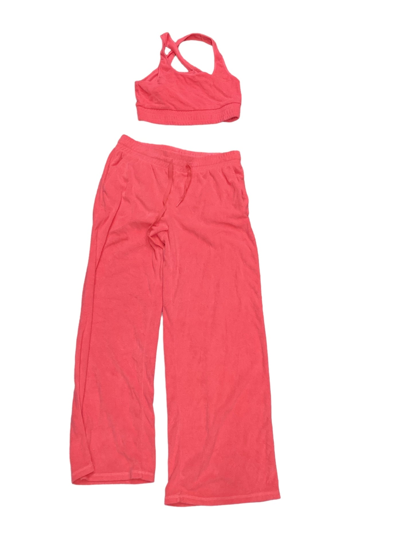 Pants Set 2pc  In Red, Size: L