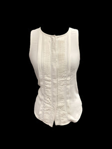 Cream Tank Top Ann Taylor, Size Xxs
