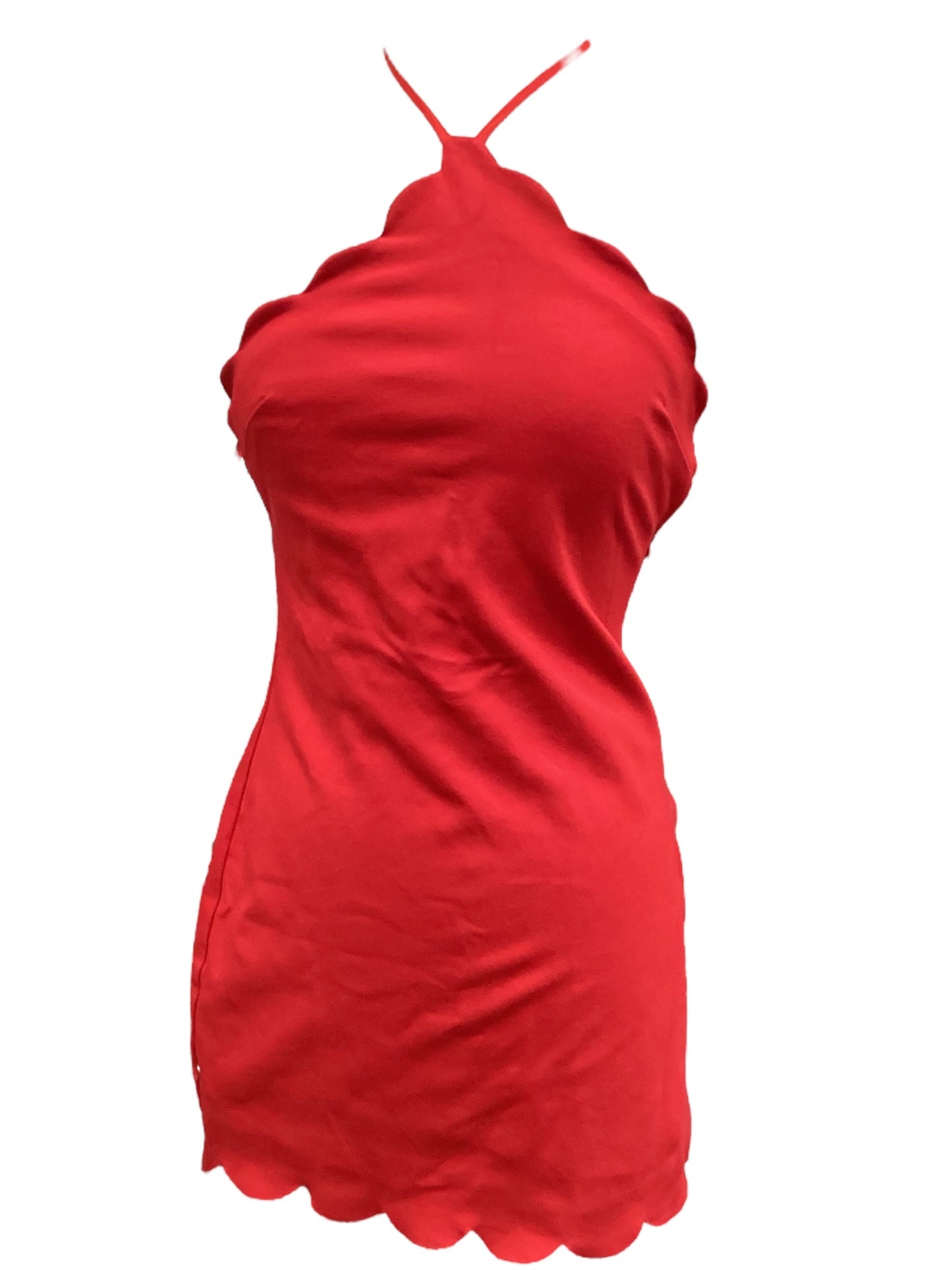 Dress Casual Short  In Red, Size: S