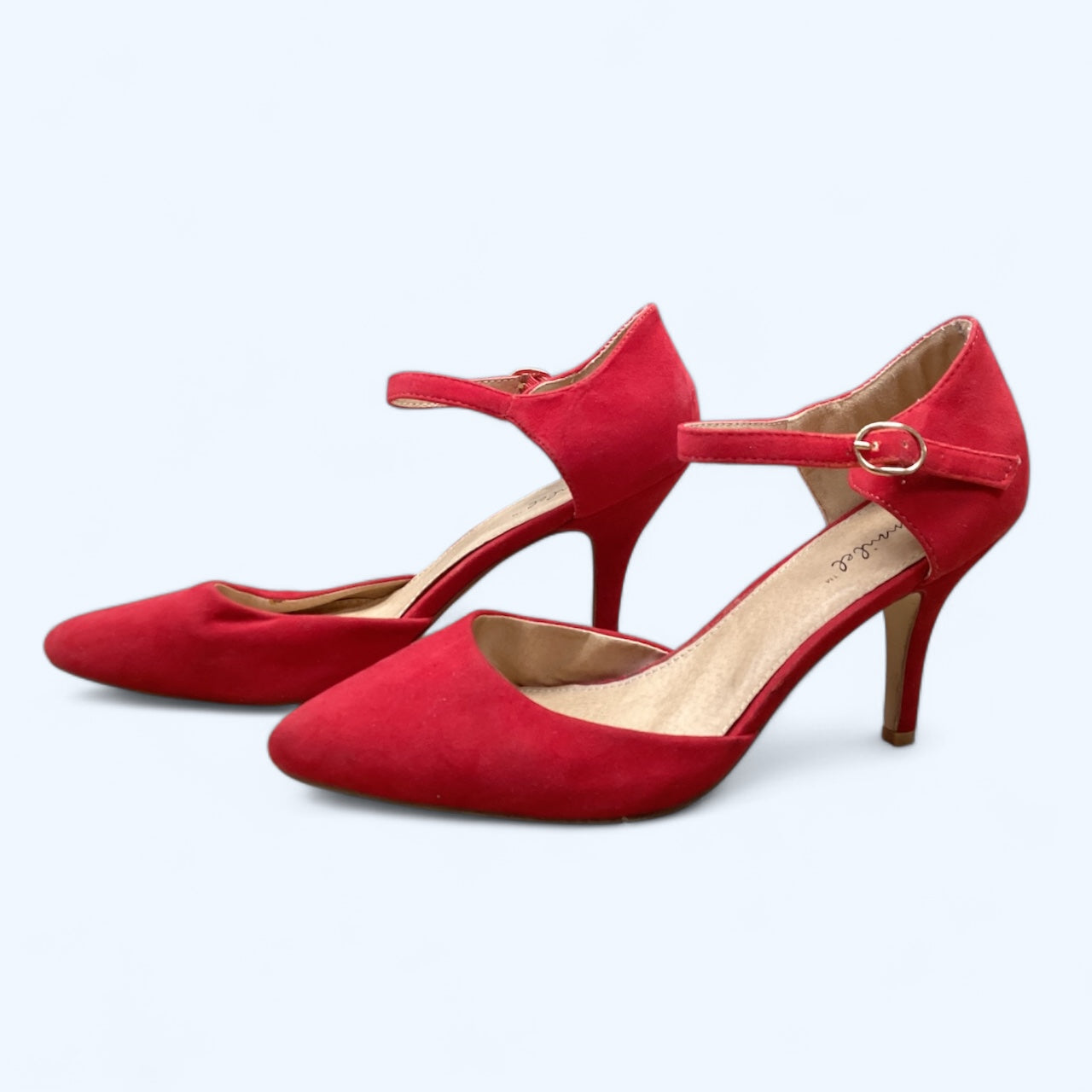Shoes Heels Stiletto  In Red, Size: 9