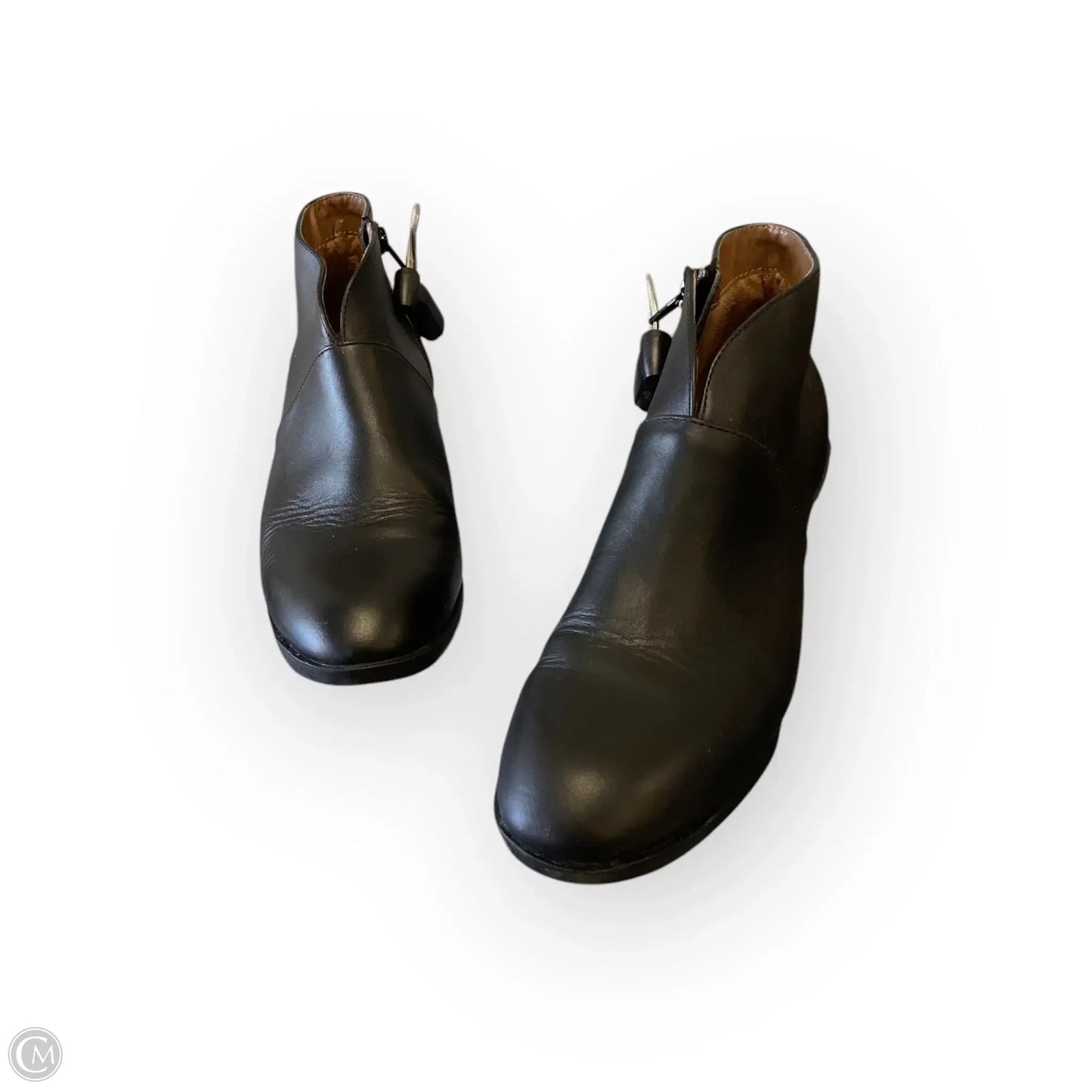 Boots Ankle Heels By  shoes for crews In Black, Size: 7.5