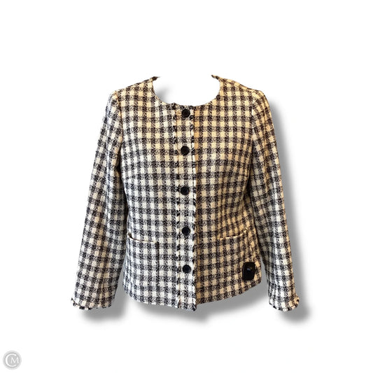 Blazer By Talbots In Plaid Pattern, Size: 6p