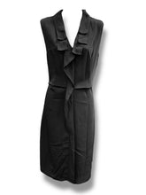 Load image into Gallery viewer, Dress Casual Midi By Tahari By Arthur Levine In Black, Size: 12
