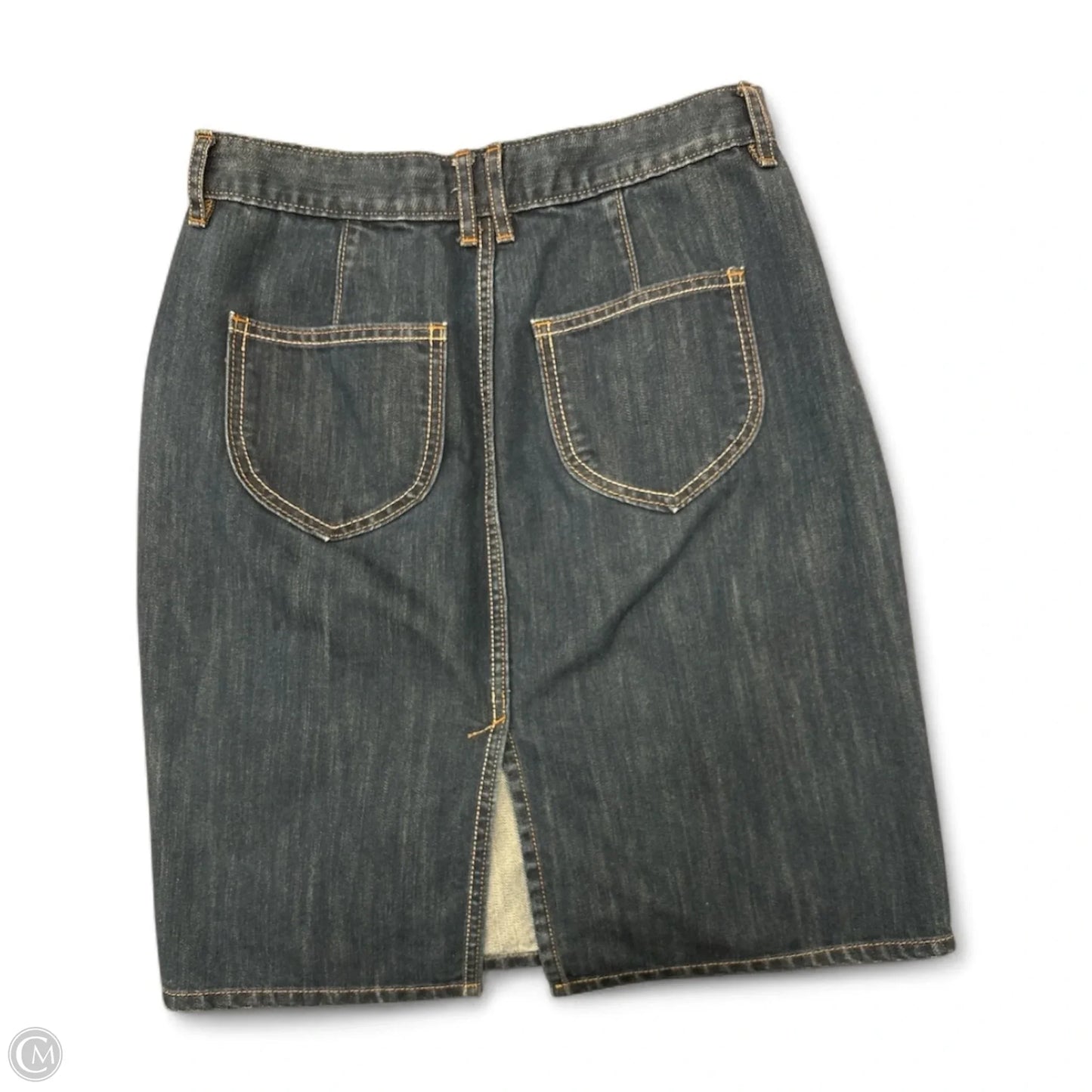 Skirt Midi By Old Navy In Blue Denim, Size: 4