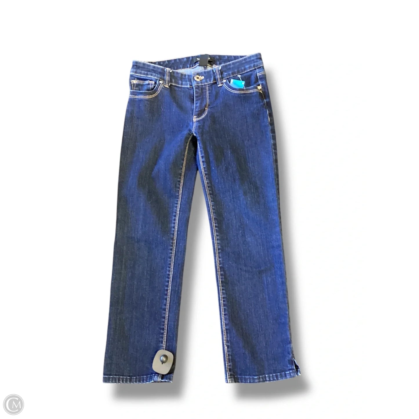 Jeans Skinny By White House Black Market In Blue Denim, Size: 0