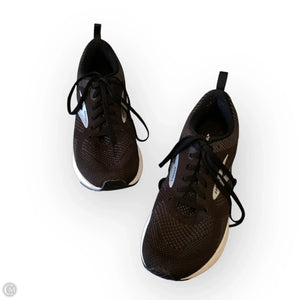 Shoes Athletic By Brooks In Black & White, Size: 10.5