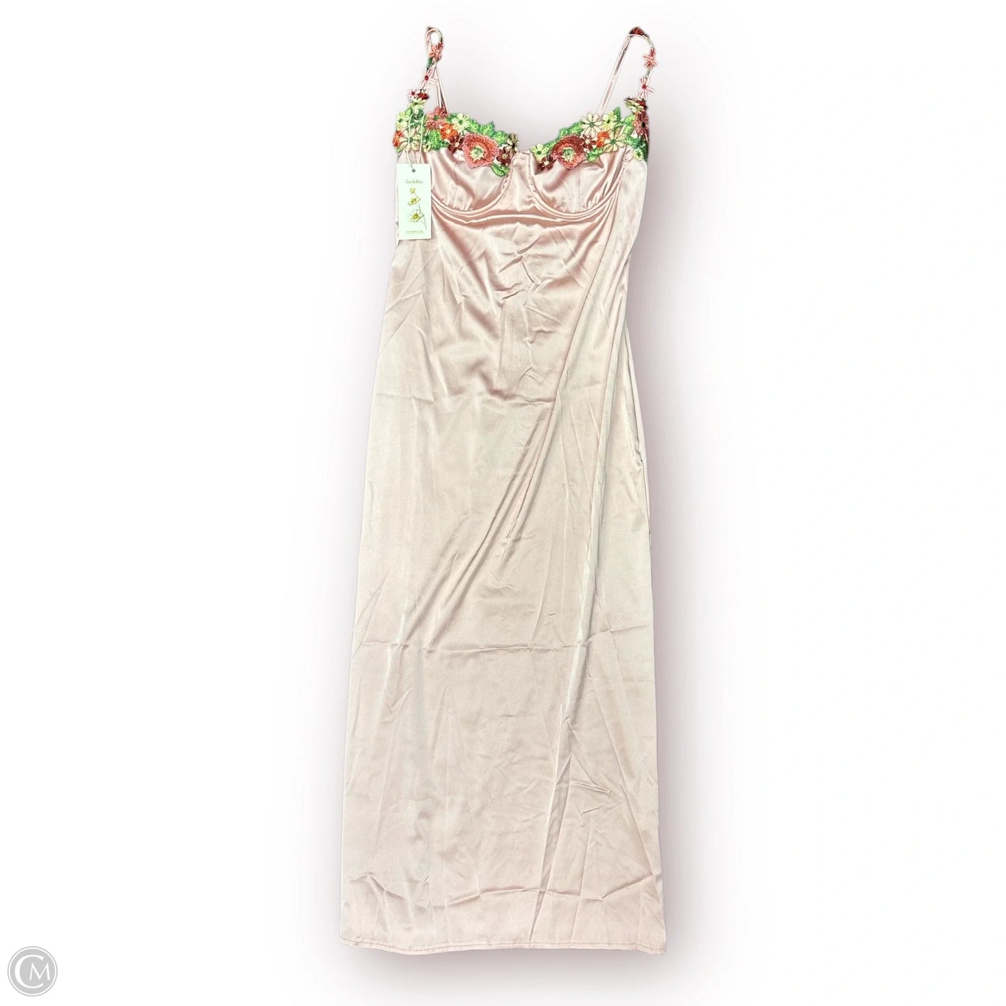 Dress Casual Maxi  In Pink, Size: S