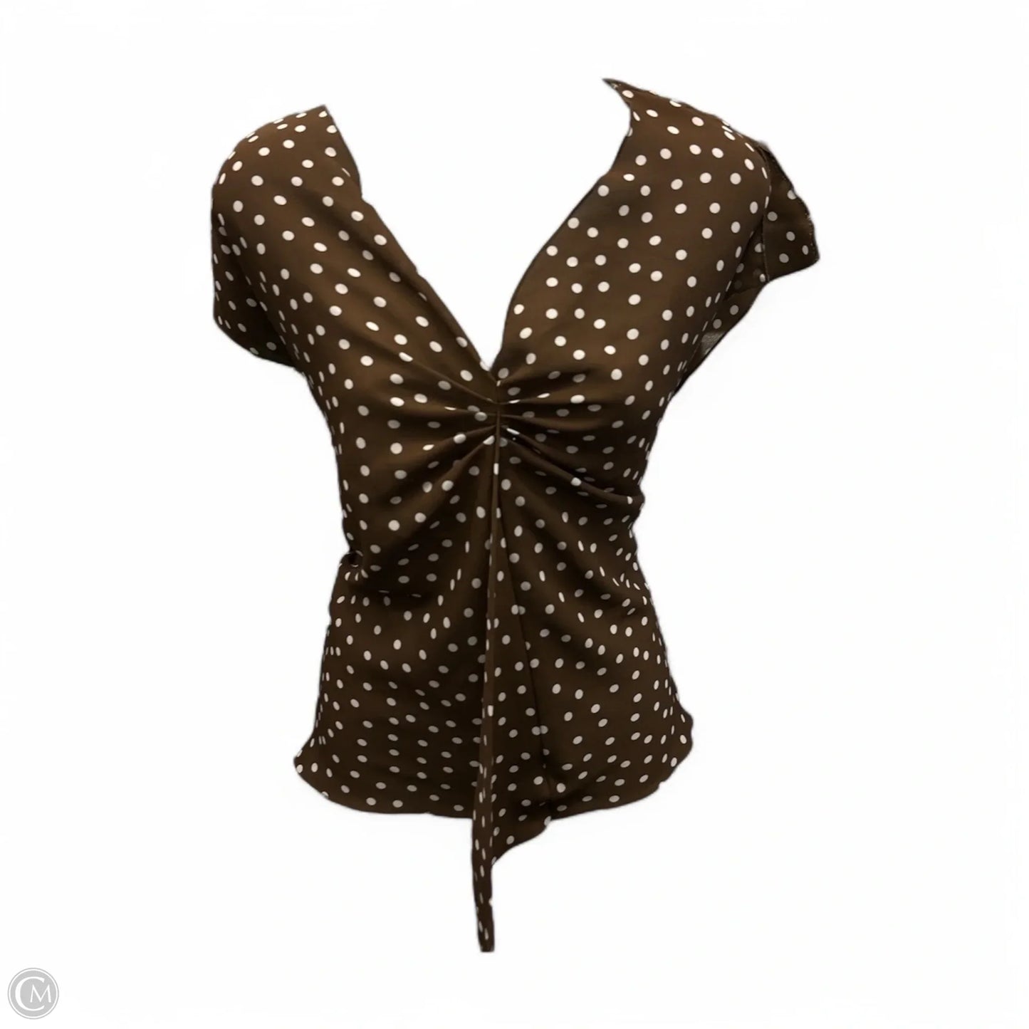 Top Sleeveless By Kasper In Brown, Size: 16