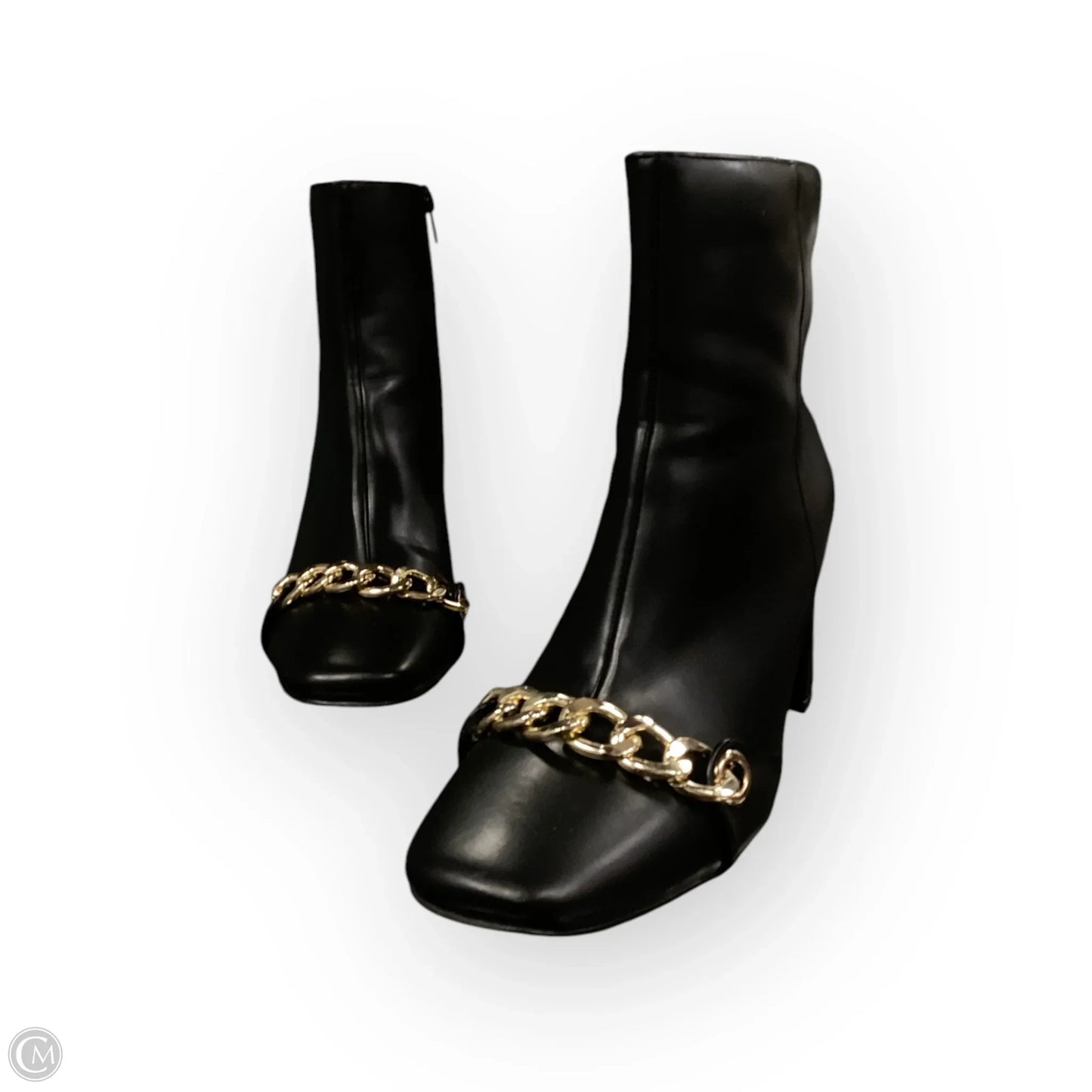 Boots Ankle Heels By Brash In Black, Size: 10