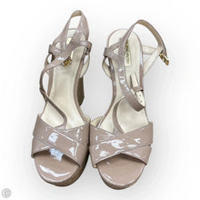 Load image into Gallery viewer, Sandals Heels Wedge By Jessica Simpson In Tan, Size: 8
