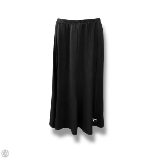 Skirt Maxi By Kim Rogers In Black, Size: 2x