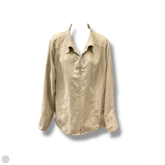 Jacket Other By Cato In Tan, Size: 20