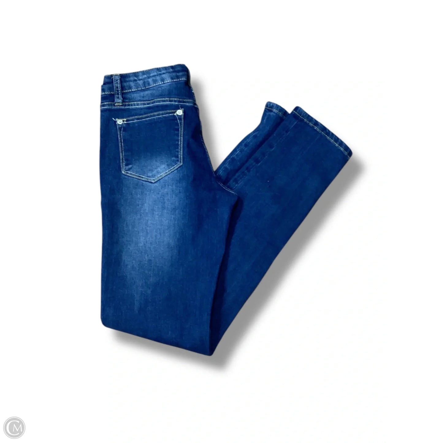 Jeans Skinny By Vigoss In Floral Print, Size: 14