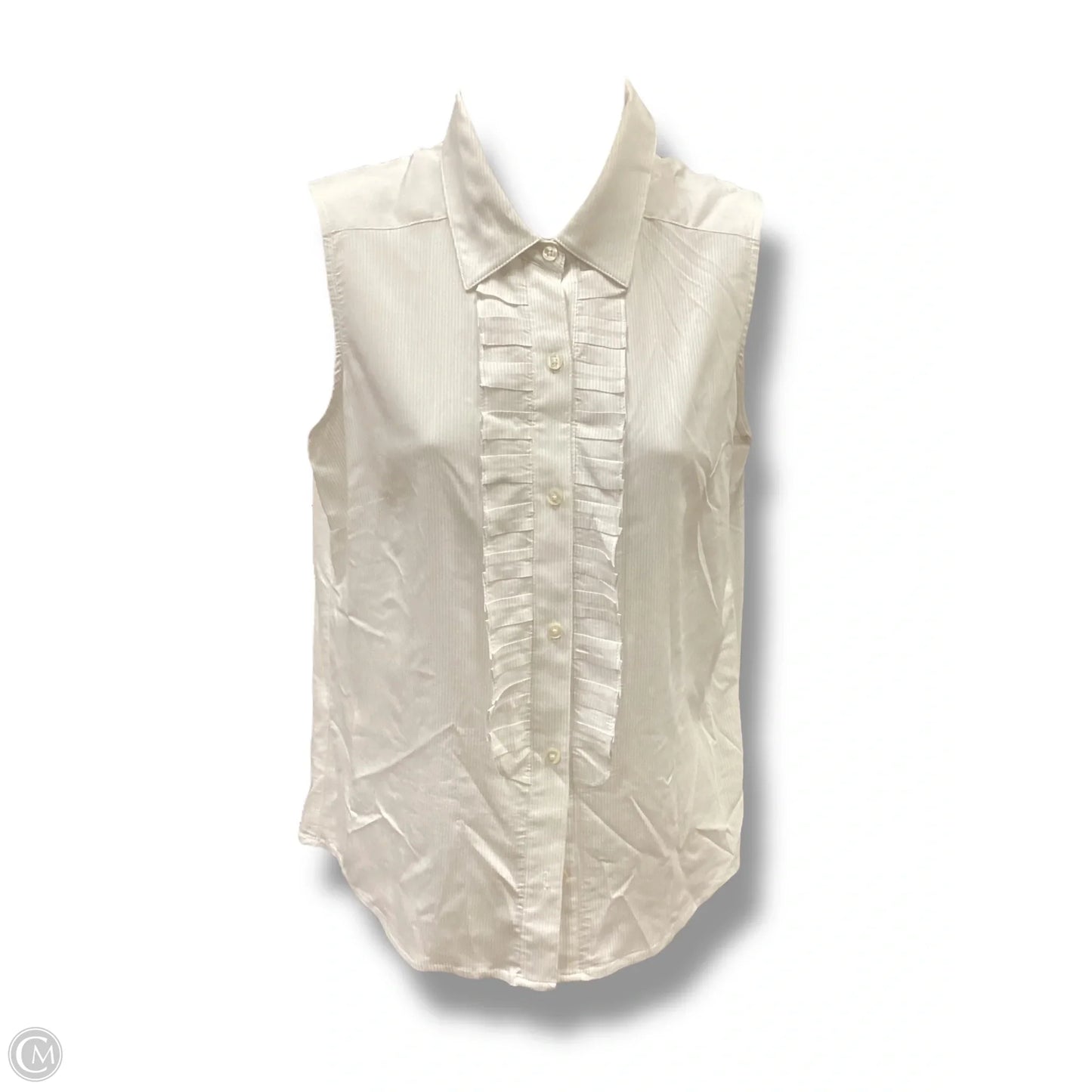 Tank Top By Anne Klein In White, Size: 4