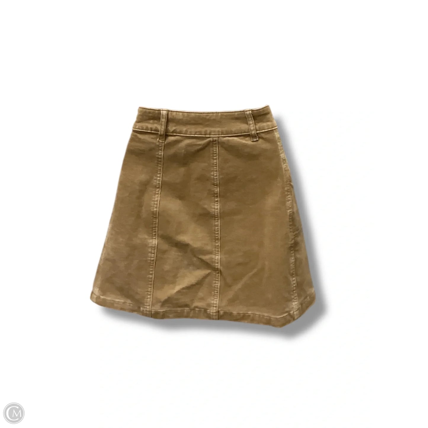 Skirt Midi By American Eagle In Tan, Size: 0