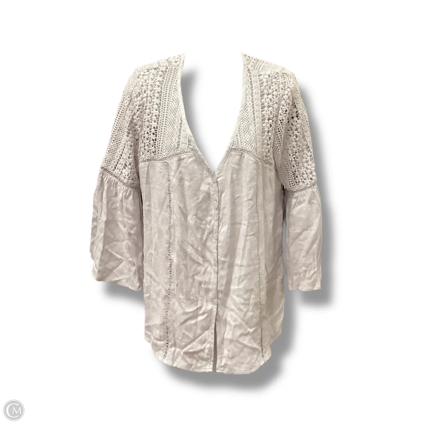 Top Long Sleeve  In Purple, Size: L