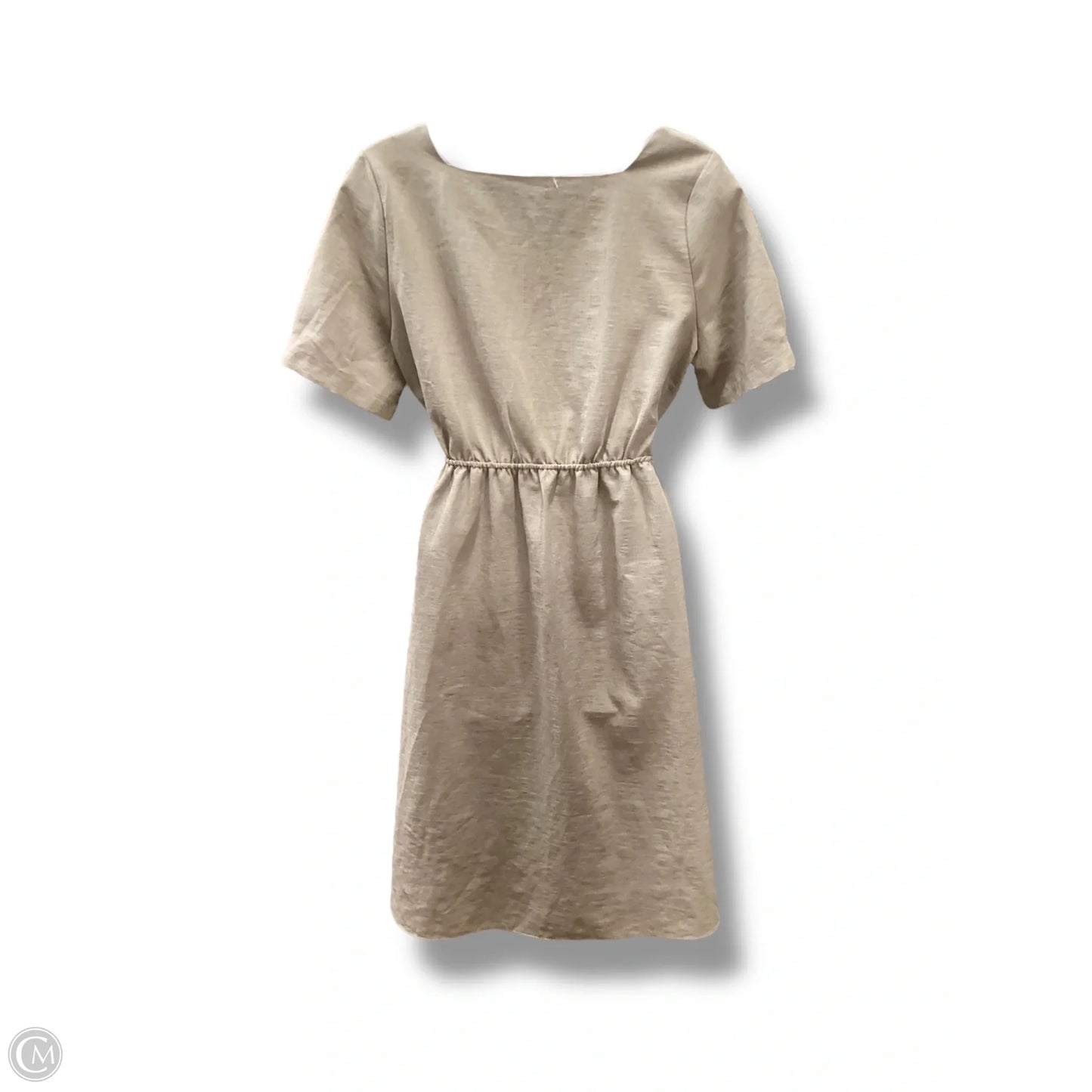 Dress Casual Midi  In Brown, Size: S