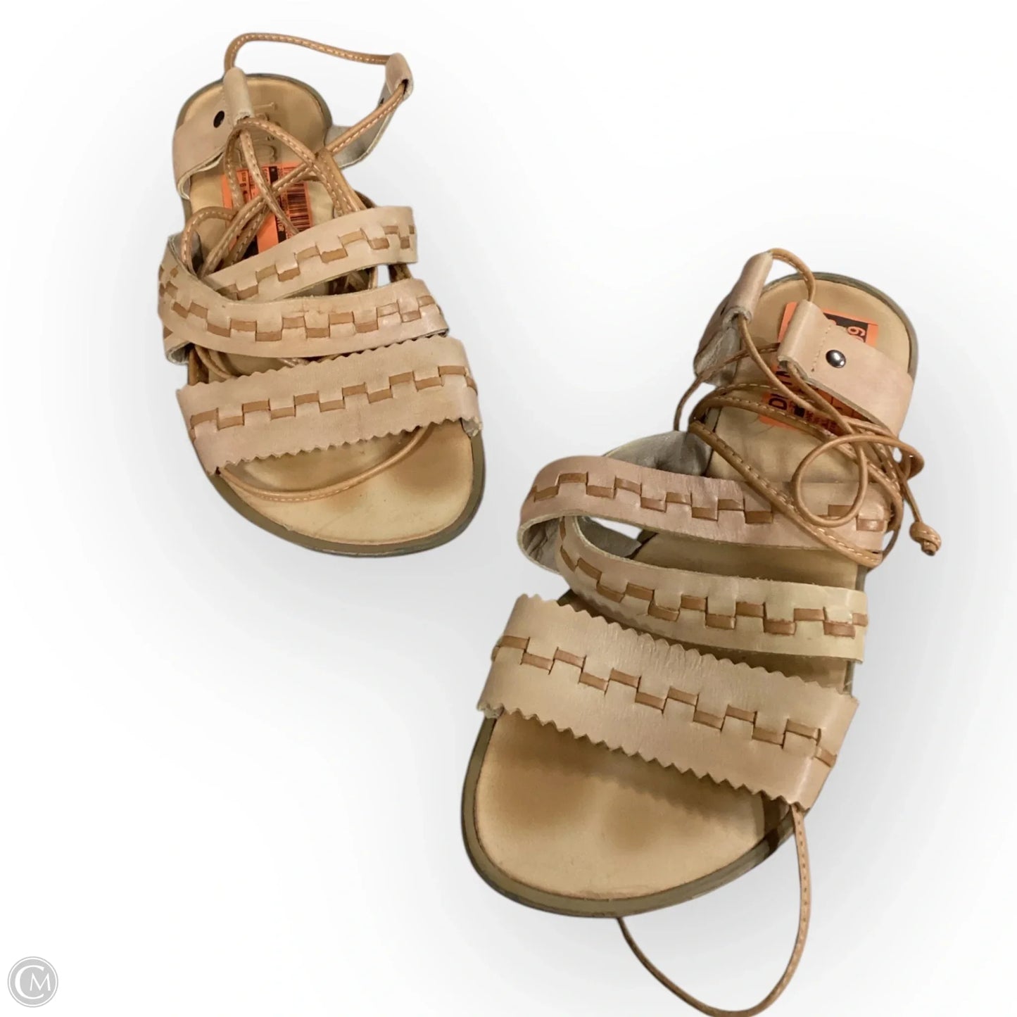 Sandals Flats  In Tan, Size: 6.5